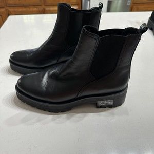 Sam Edelman Womens Justina Black Chelsea Boots Size 9 (6949509) Excellent